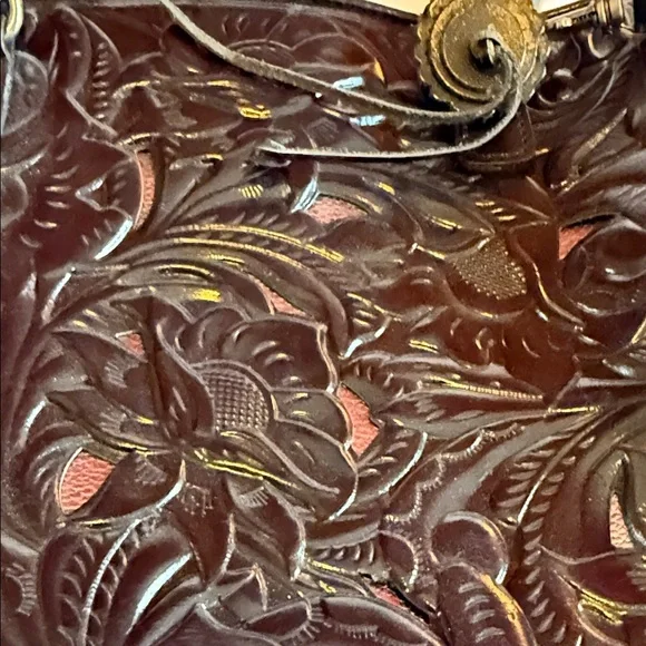 Patricia Nash Black Floral Embossed Tote - Picture 9 of 12